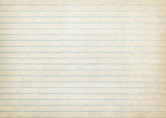 Fototapeta premium A close-up of a blank, creamy-colored lined paper with subtle texture, featuring faint blue lines and a slight grain, evoking a sense of nostalgia and creativity.