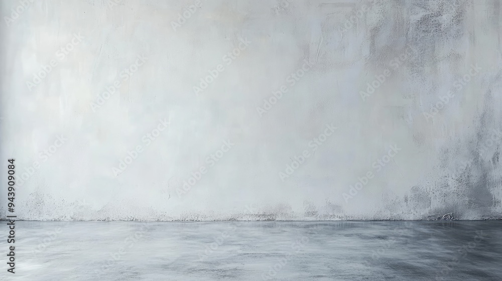 Poster smooth white wall with a soft, even texture, ideal for use as a neutral background in photography or