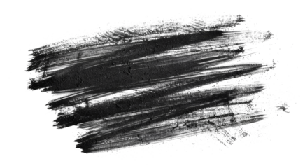 Black brush strokes on white background creating bold artistic texture and contrast for design