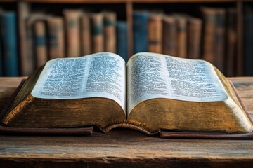 Obraz premium The Bible is the most widely distributed book in history.