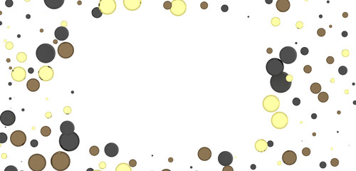 Radiant Revelry: Dynamic 3D Illustration of a Radiating gold Confetti Celebration