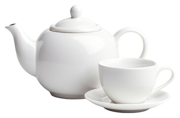 PNG Teapot cup porcelain white.