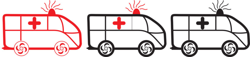 Ambulance vector .