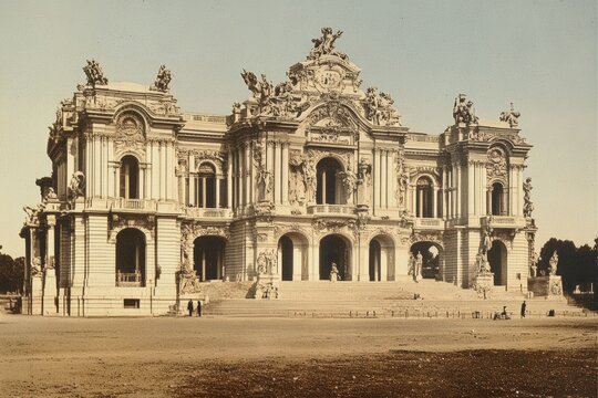 The Paris Opera, in the 1870s, after the Second Empire.