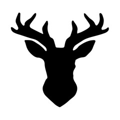 Deer Head Silhouette