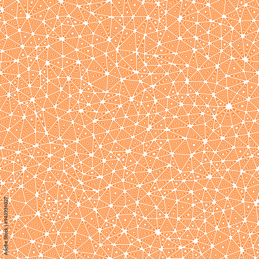 Poster geometric template background with small triangles in a solid color style. features a seamless, repe