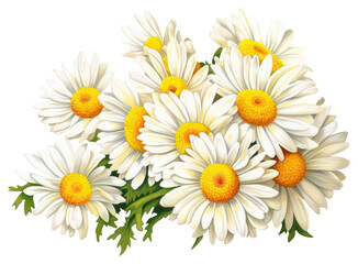 Fototapeta premium PNG Flower daisy plant white.