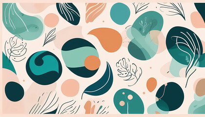 Serene Green Nature Backgrounds: Calming Natural Tones for Modern Designs