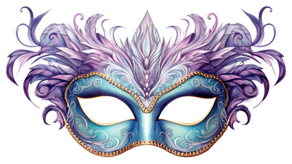 PNG Mardi gras mask carnival drawing.
