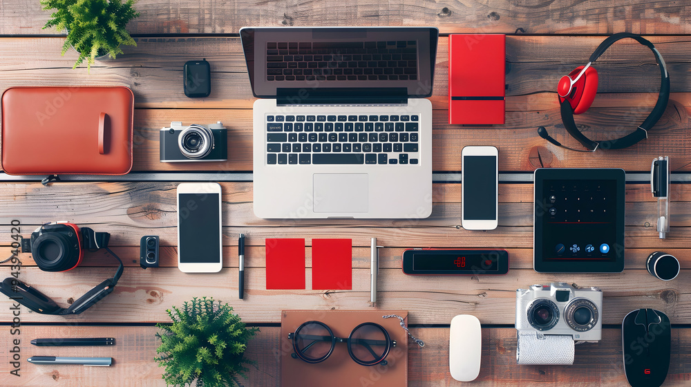 Aufkleber workflow concept with different devices