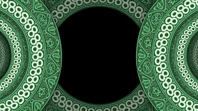 Batik motion of Geblek Renteng Kulon Progo animation loop for background event