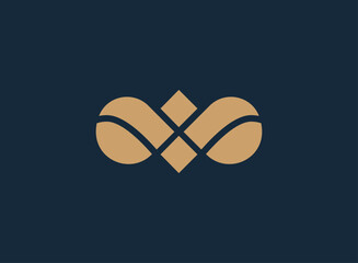 Elegant and simple letter V love logo is for sale. The perfect combination of the letter V with the premium symbol. The letter V represents the initials of your company name and your name. The elegant