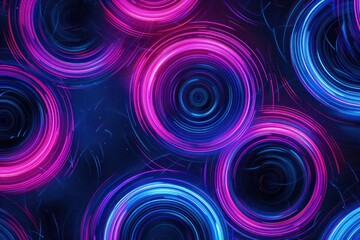 A colorful background with many circles of different sizes