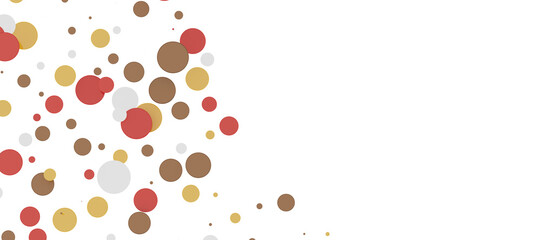  Multicolored confetti on white