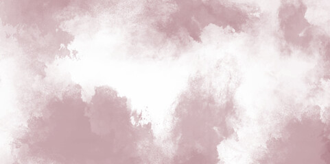 Abstract light pink watercolor cloudiness, mist, or smog background. light  pink sky with white background and blurred pattern. Vivid textured aquarelle painted art design background.