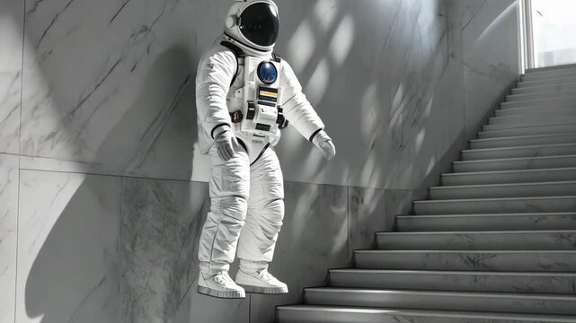 Astronaut Surreal Gravity