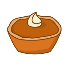 Mini Autumn Pumpkin Pie