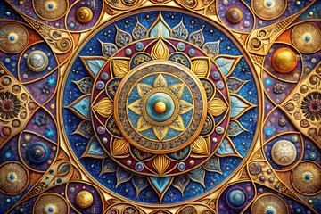Zenith of Creativity: Intricate, meditative, harmonious, balanced, celestial.
