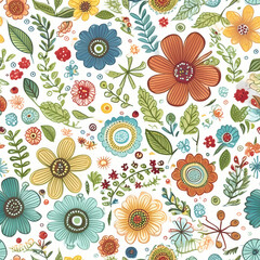 ditsy floral pattern background, pattern with flowers