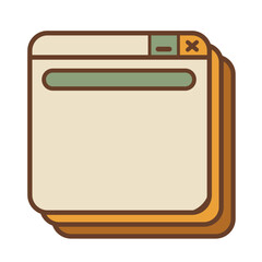 Searching Retro UI Frame