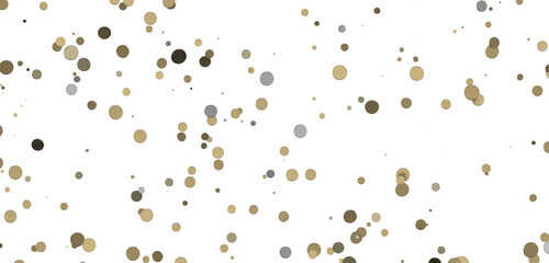 Cascading Celebration: Striking 3D Illustration Showcasing an Abundance of gold Confetti