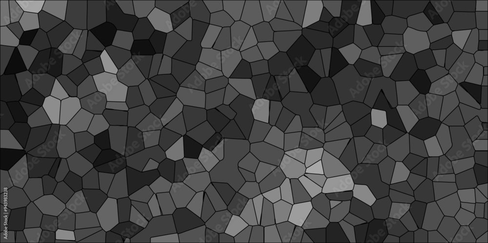 Aufkleber seamless pattern mosaic marble pattern texture with seamless shapes. dark and light gray geometric m