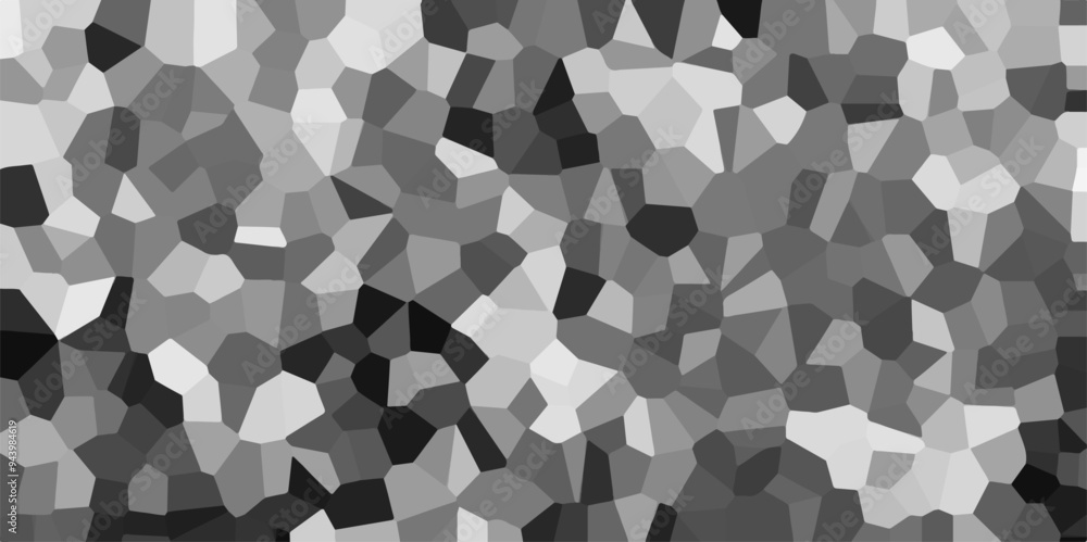 Poster seamless pattern mosaic marble pattern texture with seamless shapes. dark and light gray geometric m
