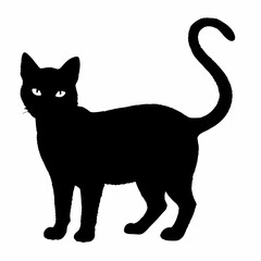 Halloween Cat Bundle Cut File, Cat Witch Svg, Clipart, Vector SVG 
