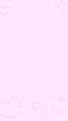 16:9 レトロファンシーなハートのフレーム♪