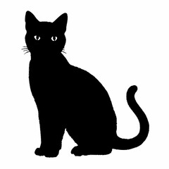 Obraz premium CATS Bundle SVG, Cat SVG, Cats Svg Cut Files for Cricut, Cats Clipart, Cats Vector, Cats Silhouette Svg