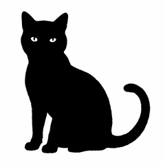 Fototapeta premium CATS Bundle SVG, Cat SVG, Cats Svg Cut Files for Cricut, Cats Clipart, Cats Vector, Cats Silhouette Svg