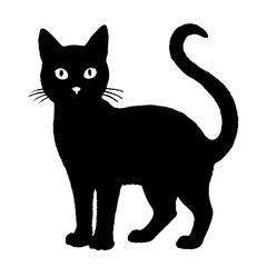 Obraz premium CATS Bundle SVG, Cat SVG, Cats Svg Cut Files for Cricut, Cats Clipart, Cats Vector, Cats Silhouette Svg