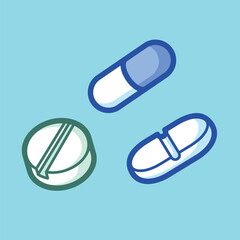 Health care and Medical Stuffs used by Doctor and Nurse to heal and cure sickness and illness of patients in Hospital. 