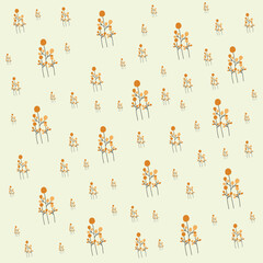 flat leaves vector illustration design. Eps. 10