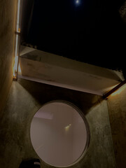 old lamp on the wall