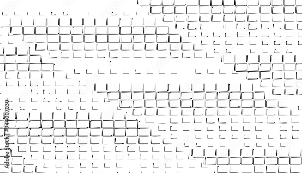 Poster Abstract geometric concept of grunge lines pattern. Dynamic arrows shape pattern. Vector Format Illustration 