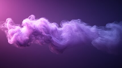 Abstract Purple Smoke
