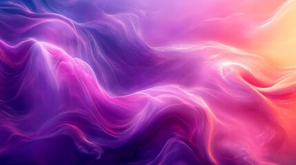 Fototapeta premium Ethereal Abstract Colorful Waves