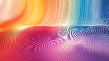 Abstract Vibrant Colorful Waves