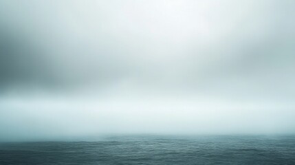 Foggy Ocean Scene