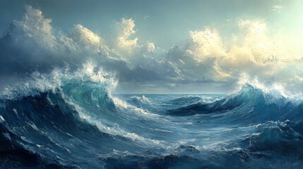 Majestic Ocean Waves