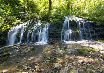 Fototapeta premium Hiking, Rača Monastery (Манастир Рача) - Mineral Spring Ladevac Lađevac (Извор Лађевац)