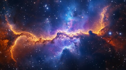 Mysterious Nebula in Deep Space