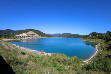 Obraz premium Tara national park (Тара национални парк): Zaovine Lake (Заовине)