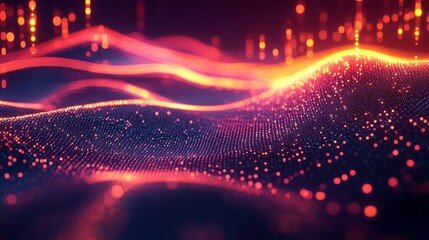 Futuristic Digital Landscape