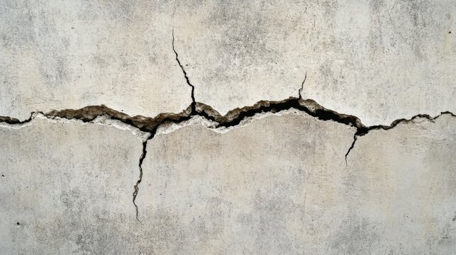 Cracked Concrete Wall