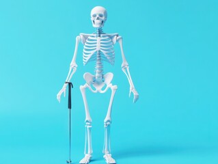 Sports accident, rehabilitation and physical therapy, 3D illustration