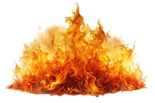 Fire flames effect layer png