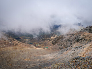 Chacaltaya, haute montagne de la Cordillère des Andes en Bolivie, près de La Paz