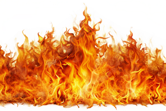 Fire flames effect layer png